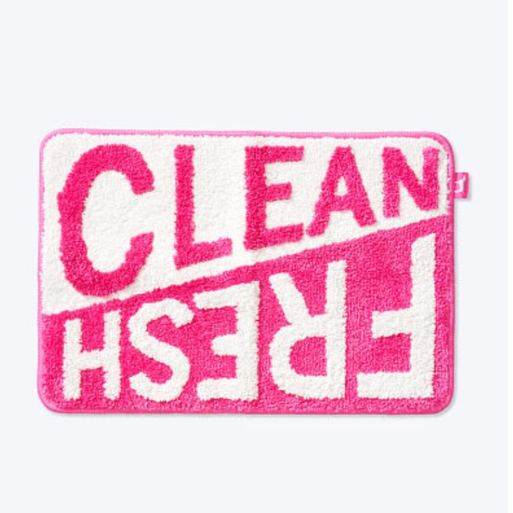 🆕VS PINK FRESH & CLEAN BATH MAT. NIP!